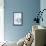 Elephant - Infant Sentiment - Blue-Lantern Press-Framed Stretched Canvas displayed on a wall