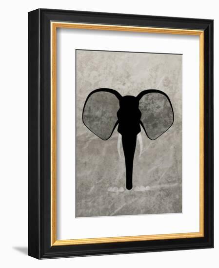 Elephant - Jethro Wilson Contemporary Wildlife Print-Jethro Wilson-Framed Art Print