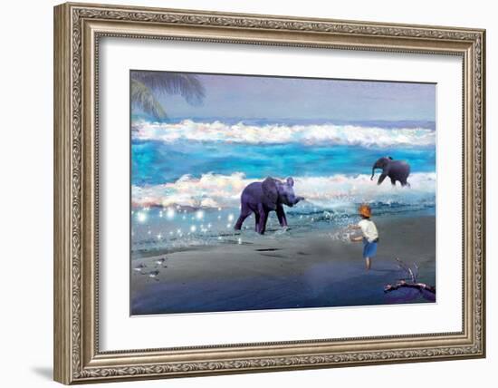 Elephant Joy-Nancy Tillman-Framed Art Print