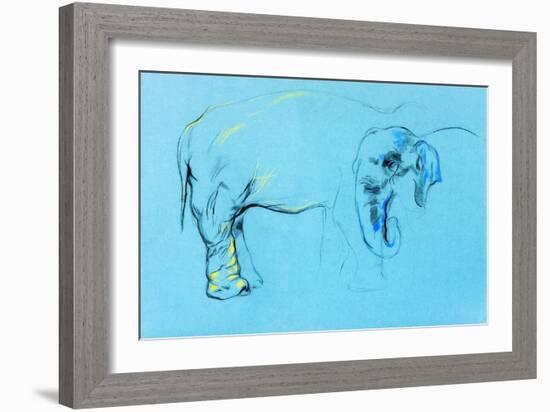 Elephant Painting-Boyan Dimitrov-Framed Art Print