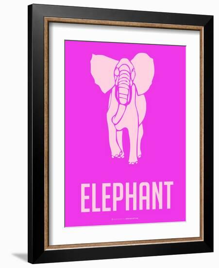 Elephant Pink-NaxArt-Framed Art Print