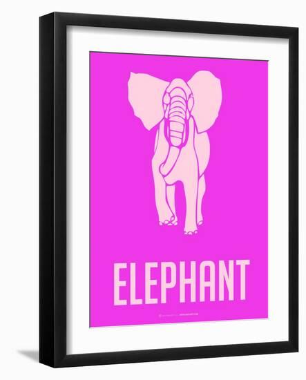 Elephant Pink-NaxArt-Framed Art Print