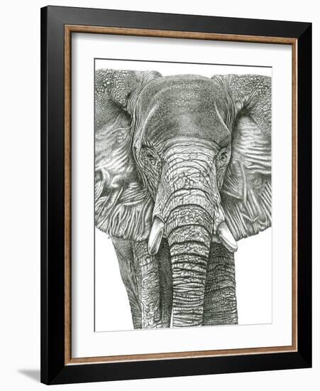Elephant Portrait-Lucy Francis-Framed Giclee Print
