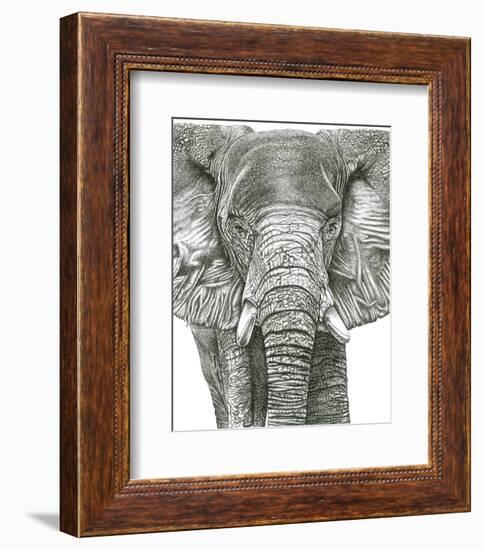 Elephant Portrait-Lucy Francis-Framed Art Print