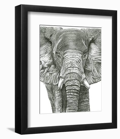 Elephant Portrait-Lucy Francis-Framed Art Print