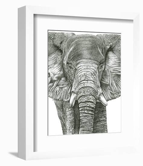 Elephant Portrait-Lucy Francis-Framed Art Print