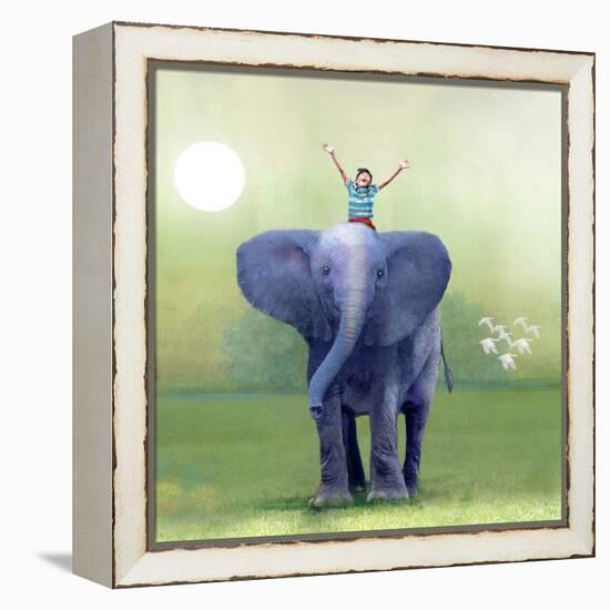 Elephant Ride-Nancy Tillman-Framed Stretched Canvas