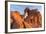 Elephant Rock at Valley of the Fire State Park, Nevada, USA-Chuck Haney-Framed Photographic Print