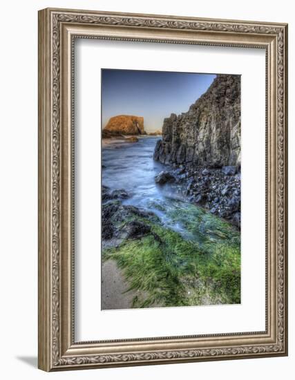 Elephant Rock, Ballintoy, County Antrim, Ulster, Northern Ireland, United Kingdom, Europe-Carsten Krieger-Framed Photographic Print