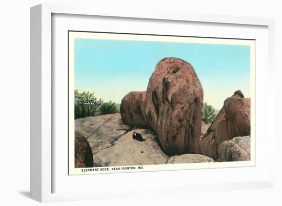 Elephant Rock, Ironton-null-Framed Art Print