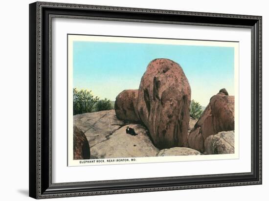 Elephant Rock, Ironton-null-Framed Art Print