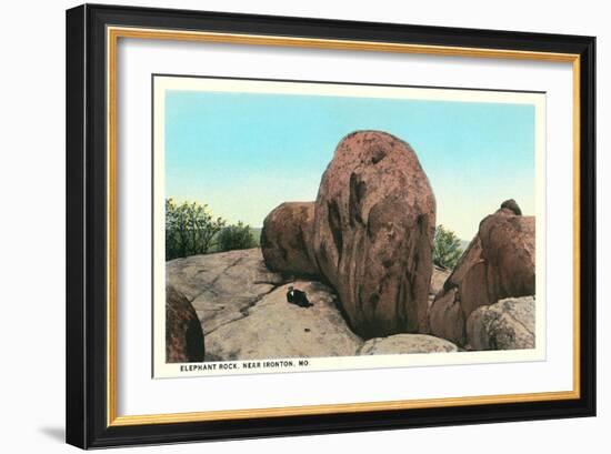 Elephant Rock, Ironton-null-Framed Art Print