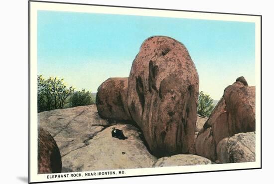 Elephant Rock, Ironton-null-Mounted Art Print