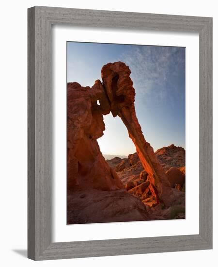 Elephant Rock, Valley of Fire State Park, Nevada, USA-Don Grall-Framed Photographic Print