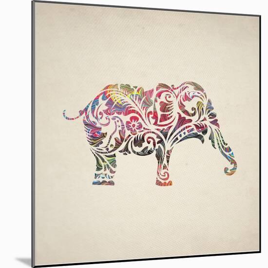 Elephant Set-Melody Hogan-Mounted Art Print