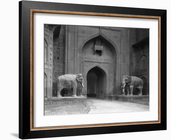 Elephant Statues at Red Fort-Philip Gendreau-Framed Photographic Print