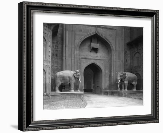 Elephant Statues at Red Fort-Philip Gendreau-Framed Photographic Print