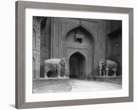 Elephant Statues at Red Fort-Philip Gendreau-Framed Photographic Print