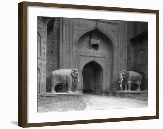 Elephant Statues at Red Fort-Philip Gendreau-Framed Photographic Print