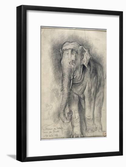Eléphant sur le vif-Gustave Moreau-Framed Giclee Print