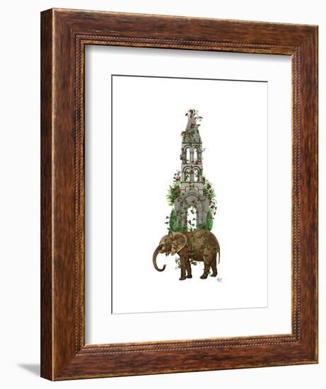 Elephant Tower-Fab Funky-Framed Art Print