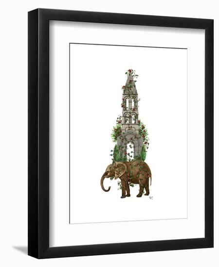 Elephant Tower-Fab Funky-Framed Art Print