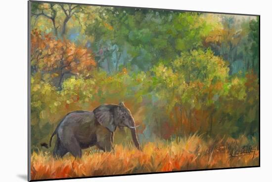 Elephant Trees-David Stribbling-Mounted Art Print