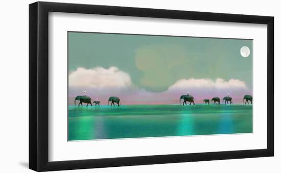 Elephant Walk-Nancy Tillman-Framed Art Print