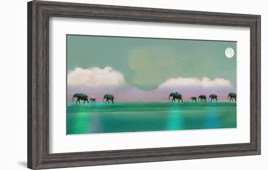 Elephant Walk-Nancy Tillman-Framed Art Print