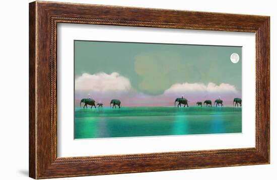 Elephant Walk-Nancy Tillman-Framed Art Print