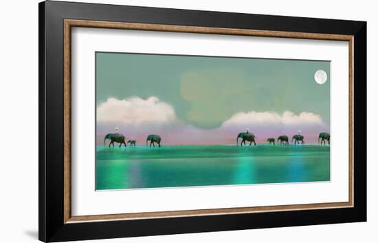 Elephant Walk-Nancy Tillman-Framed Art Print