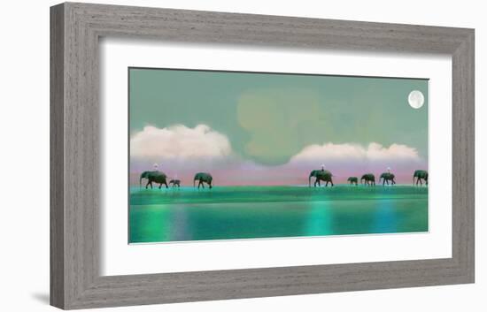 Elephant Walk-Nancy Tillman-Framed Art Print