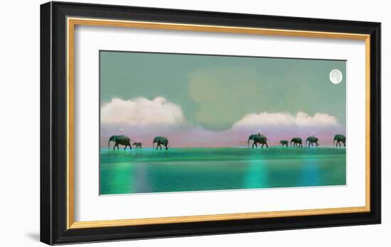 Elephant Walk-Nancy Tillman-Framed Art Print