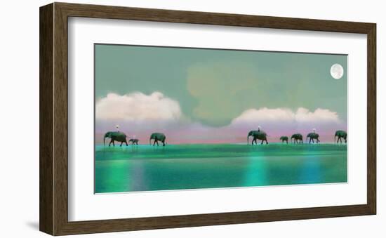 Elephant Walk-Nancy Tillman-Framed Art Print