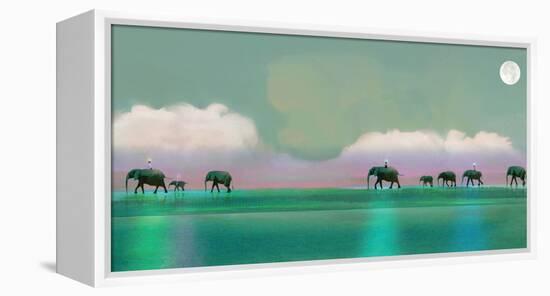 Elephant Walk-Nancy Tillman-Framed Stretched Canvas