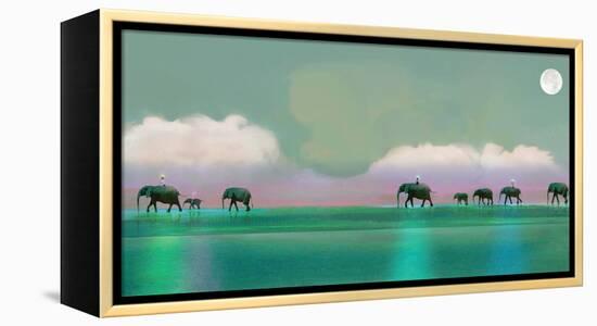 Elephant Walk-Nancy Tillman-Framed Stretched Canvas