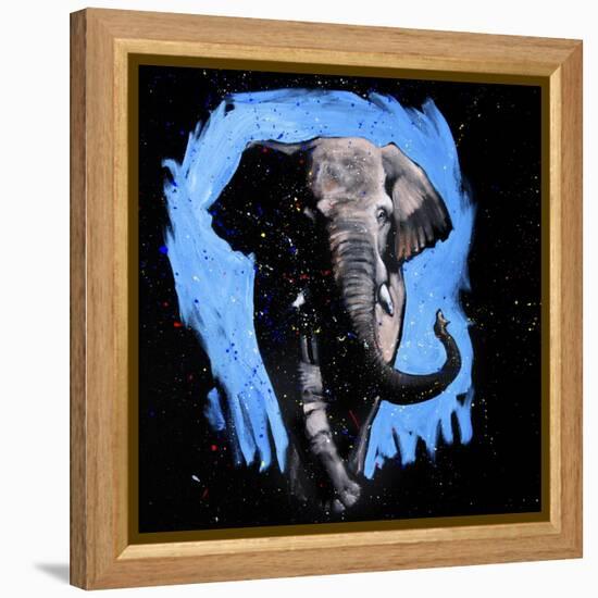 Elephant Walking-null-Framed Stretched Canvas