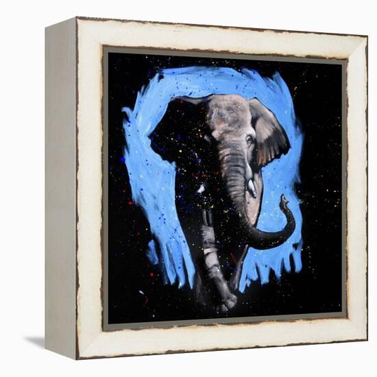Elephant Walking-null-Framed Stretched Canvas
