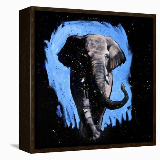 Elephant Walking-null-Framed Stretched Canvas