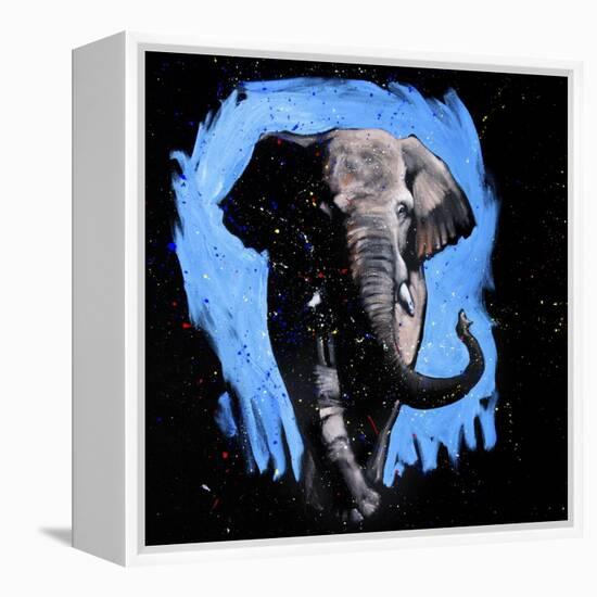 Elephant Walking-null-Framed Stretched Canvas