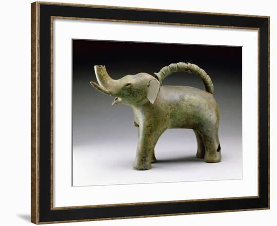 Elephant Water Vessel-null-Framed Giclee Print