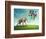 Elephant with a Colorful Balloons-egal-Framed Photographic Print