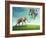 Elephant with a Colorful Balloons-egal-Framed Photographic Print