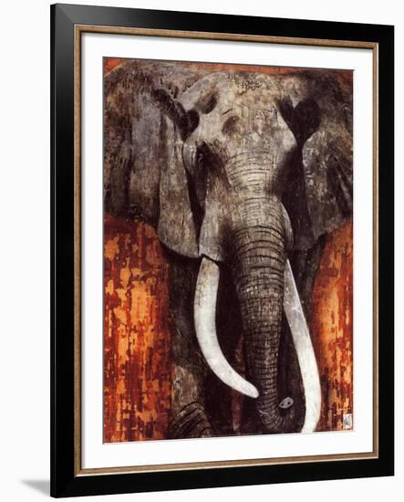 Elephant-Fabienne Arietti-Framed Art Print