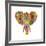 Elephant-Dean Russo- Exclusive-Framed Giclee Print