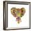 Elephant-Dean Russo- Exclusive-Framed Giclee Print