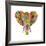 Elephant-Dean Russo- Exclusive-Framed Giclee Print