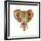 Elephant-Dean Russo- Exclusive-Framed Giclee Print