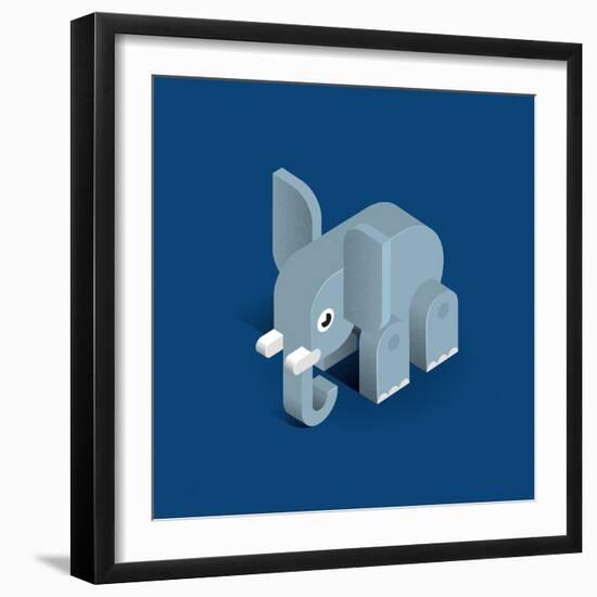 Elephant-Bo Virkelyst Jensen-Framed Art Print