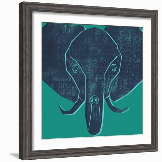 Elephant-null-Framed Giclee Print